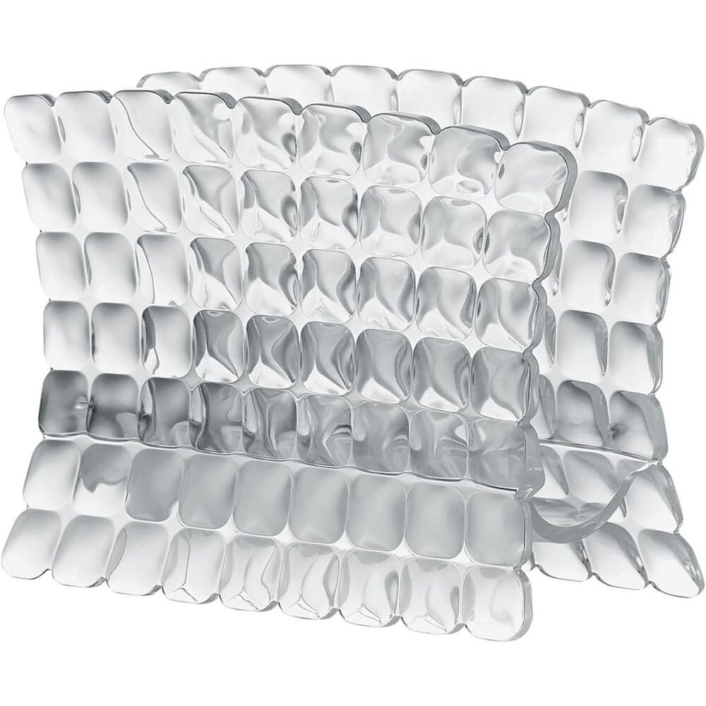 Guzzini 'Tiffany' Transparent Green Napkin Holder 4.33"D x 2.99"W x 4.33"H - NEW